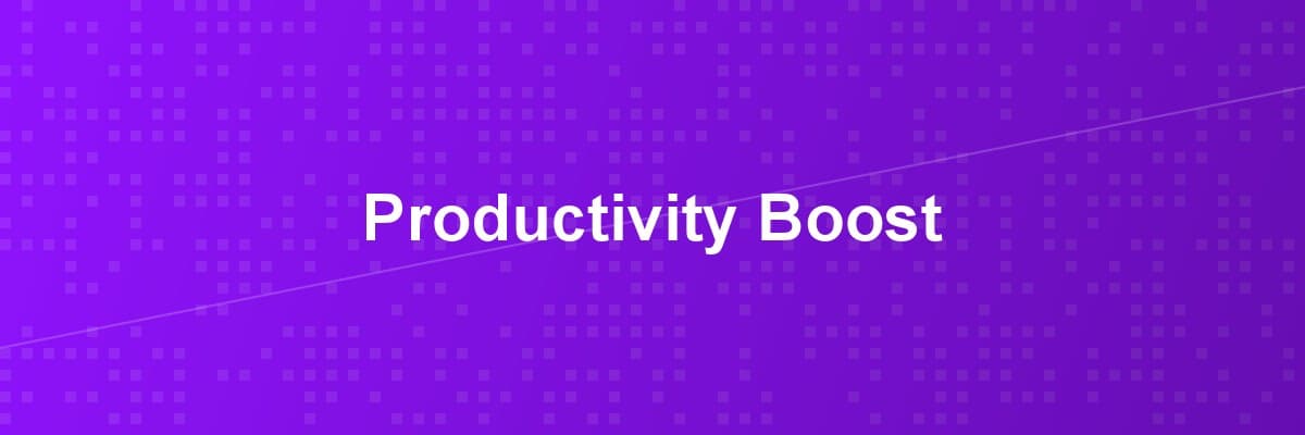 Productivity enhancement visualization with AI integration